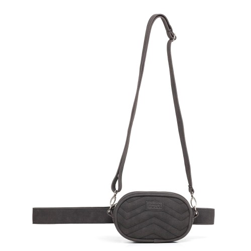 Γυναικείο Τσαντάκι Μέσης Lalady Polo Γκρι