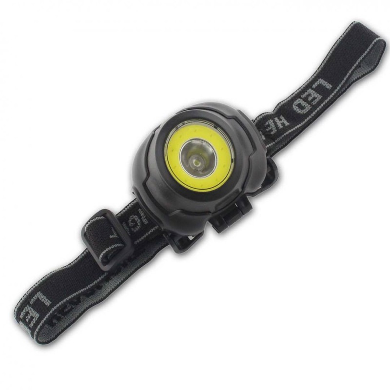 Φακός κεφαλής Alpin με μπαταρίες 180Lm + Red/White Cob