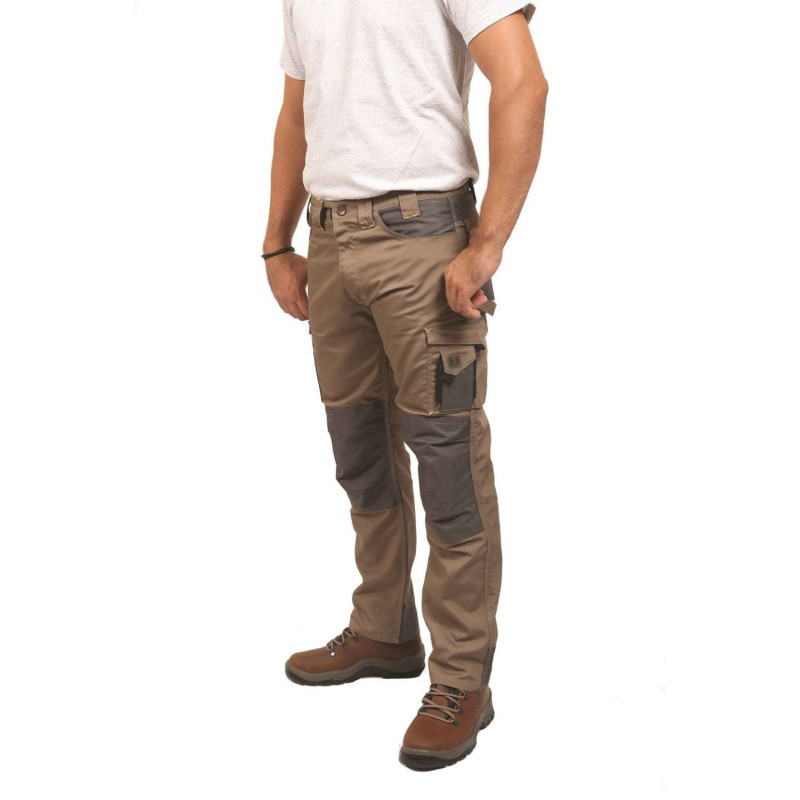 Παντελόνι εργασίας Hardwork Dakota Ergo Μπεζ-Γκρι