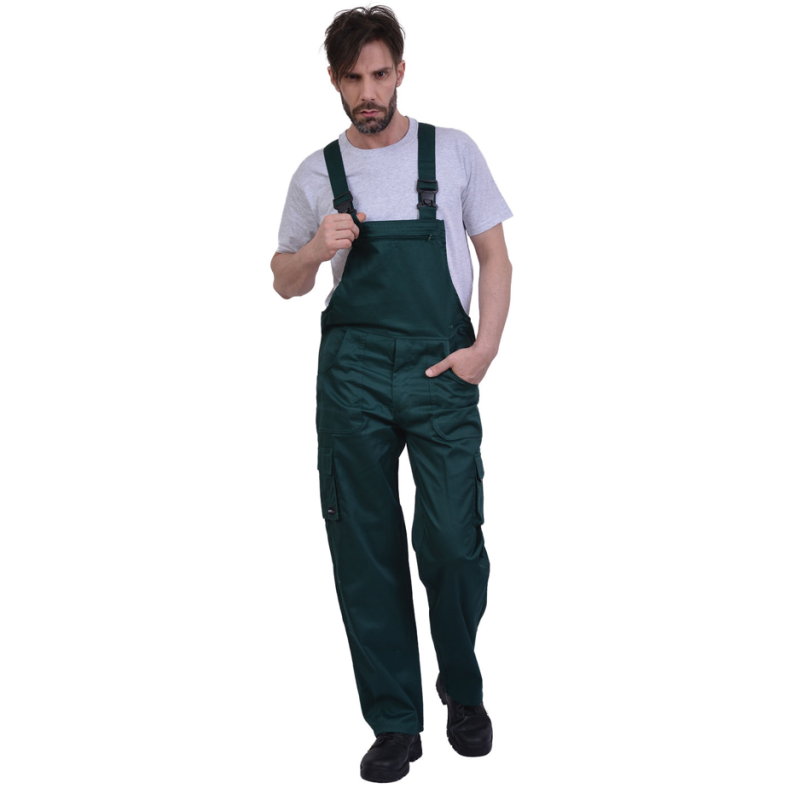 Φόρμα Εργασίας με Τιράντες Velcro Ergoline Πράσινο