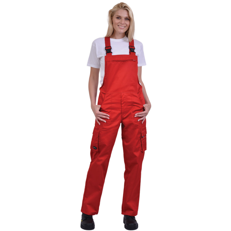 Φόρμα Εργασίας με Τιράντες Velcro Ergoline Κοκκίνο