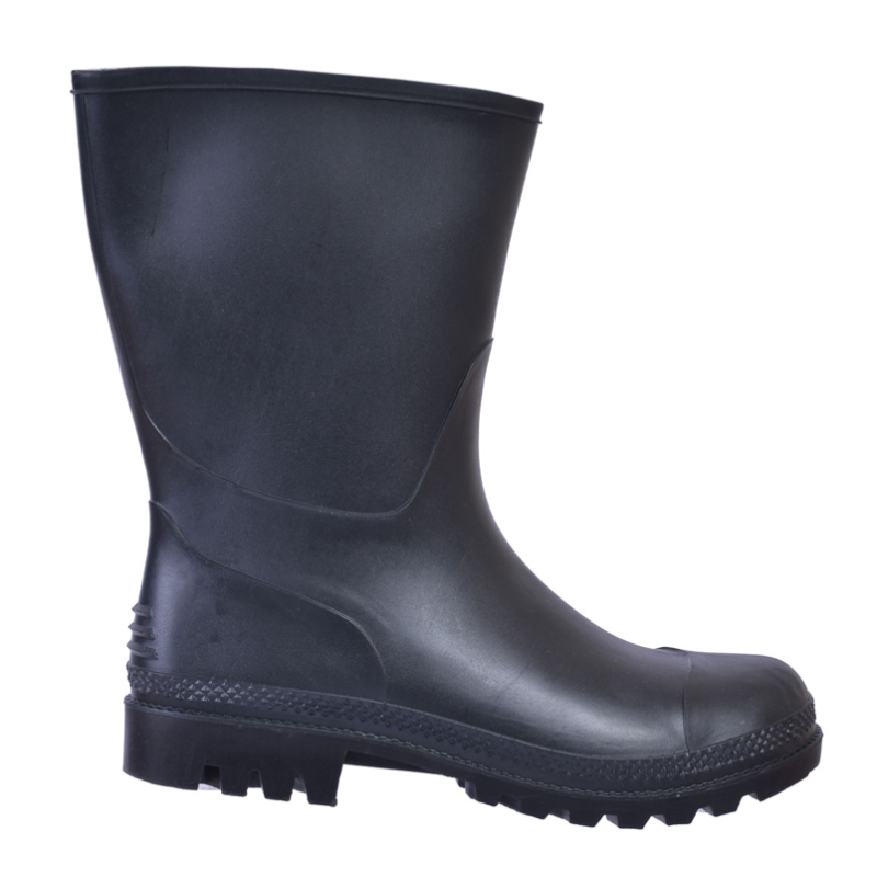 Γαλότσα Εργασίας Κνήμης Pvc Μαύρο