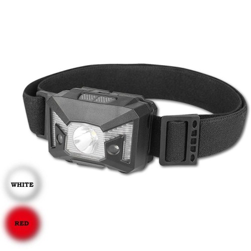 Φακός κεφαλής Alpin με μπαταρίες 220Lm Sensor+SMD Red/White