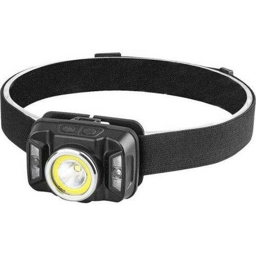 Φακός κεφαλής Alpin Επαναφορτιζόμενος 400Lm Sensor + White Cob