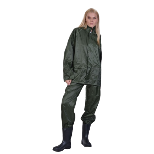 Σετ Αδιάβροχο Σακάκι και παντελόνι Ergo Χακί