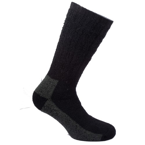 Ισοθερμική Κάλτσα Thermal AR80 από μαλλί Μαύρο