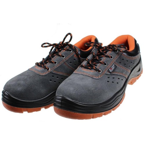 Σκαρπίνι Εργασίας Suede Axon 01 Χωρίς Σίδερο Γκρι