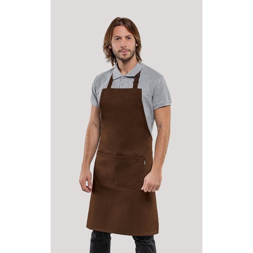 Ποδιά λαιμού Σερβιτόρου Service (67cmX85cm) Καφέ Axon