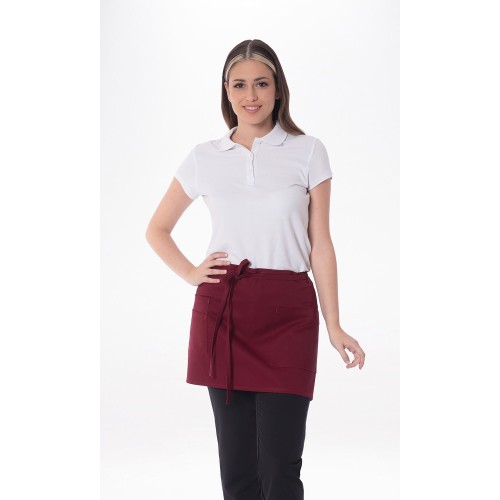 Ποδιά Σερβιτόρου Μέσης Garson Axon Μπορντό