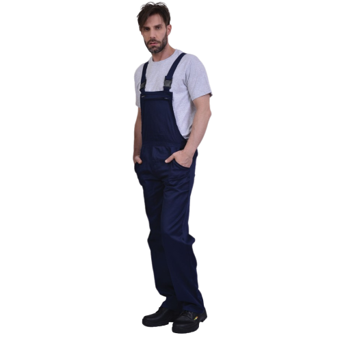 Φόρμα Εργασίας με Τιράντες Pkd Ergoline Μπλε