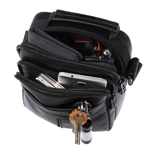 Τσαντάκι ώμου Don S Polo Μαύρο