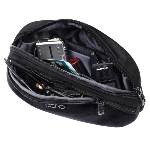 Τσαντάκι μέσης Raider Waist 1 lt Polo Μαυρο