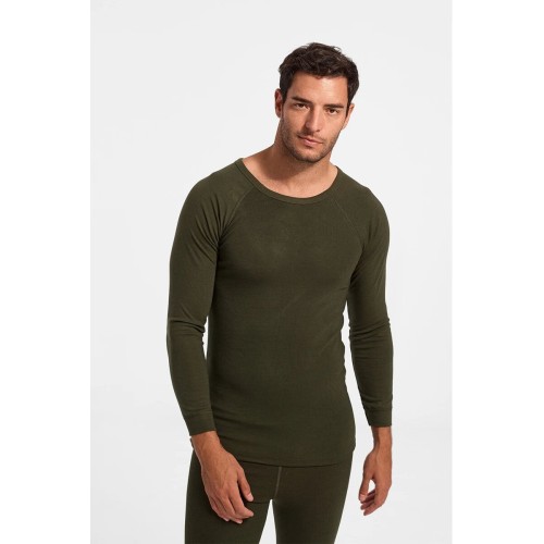 Ισοθερμική μπλούζα με Μακρύ Μανίκι Χακί Namaldi