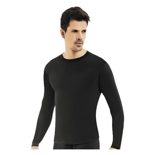 Ισοθερμική μπλούζα με Μακρύ Μανίκι Μαυρο Kota