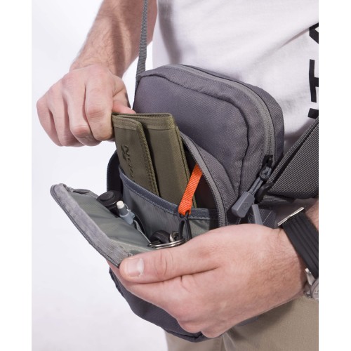 Τσαντάκι ώμου Kleos Stealth Pentagon Μαυρο