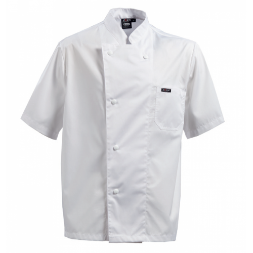 Σακάκι Chef Κοντομάνικο Classic Basil Unisex Λευκό Axon
