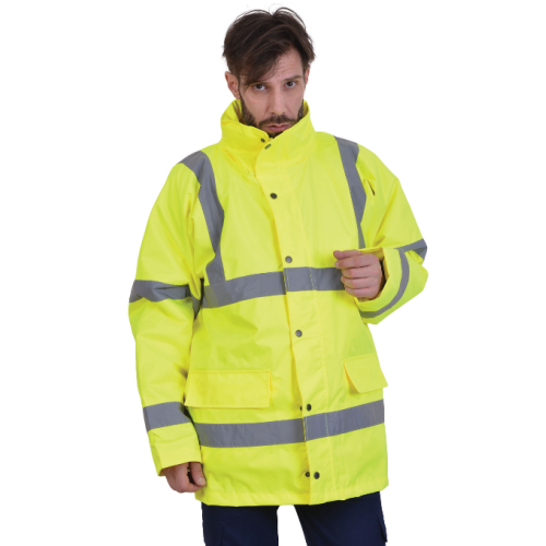 Τζάκετ ισχυρoύ ψύχους Ανακλαστικό αδιάβροχο Ergo Κίτρινο