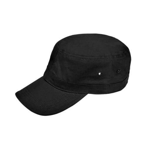 Καπέλο τζόκεϋ στρατιωτικού τύπου rip-stop 100% βαμβακερό Stamion Μάυρο