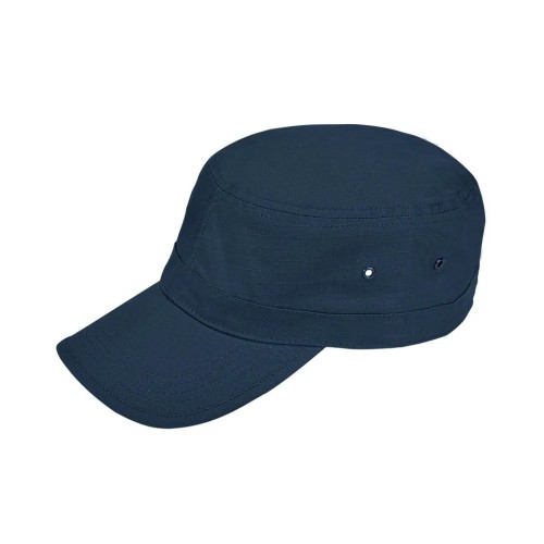 Καπέλο τζόκεϋ στρατιωτικού τύπου rip-stop 100% βαμβακερό Stamion Μπλέ