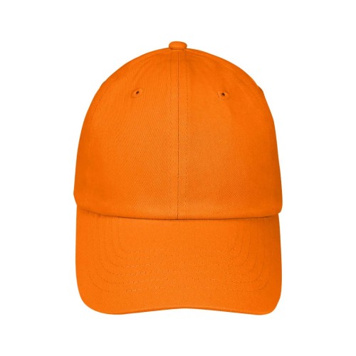 Καπέλο τζόκεϋ Unisex από 100% βαμβακερό ύφασμα Stamion Πορτοκαλί