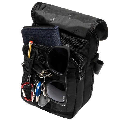 Τσαντάκι ώμου Shoulder Vertical M 2 lt Polo Μαύρο