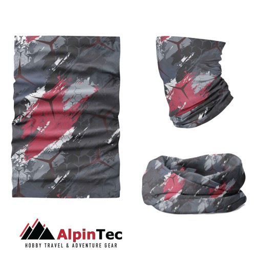 Μαντήλι λαιμού πολλαπλών χρήσεων Life Coolmax Uv Energy Alpintec Ανθρακί