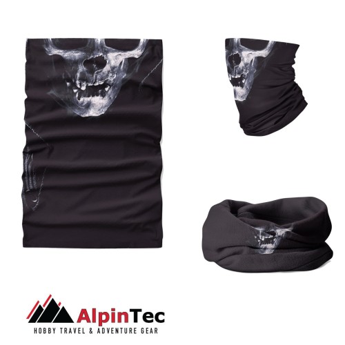 Μαντήλι λαιμού πολλαπλών χρήσεων Life Coolmax Uv Rider Alpintec Μάυρο