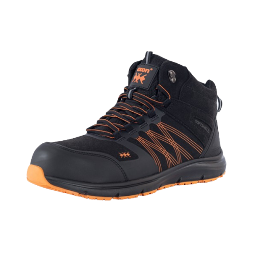 Αδιάβροχο Μποτάκι Ασφαλείας  Sportive S3 SRC  Axon Μαύρο - Πορτοκαλί