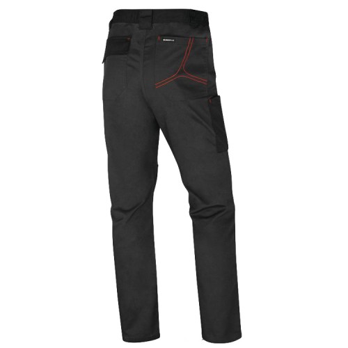 Παντελόνι Εργασίας ελαστικό MACH2 M2PA3 STR Delta Plus Ανθρακί -Κόκκινο