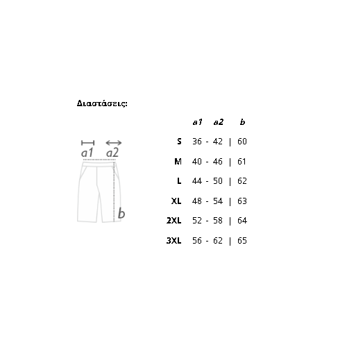 Βερμούδα Εργασίας Classic Axon Μάυρο