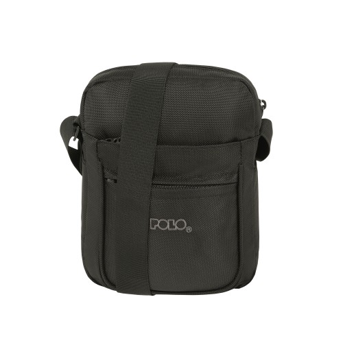 Τσαντάκι Ώμου Vertical L Polo Μάυρο