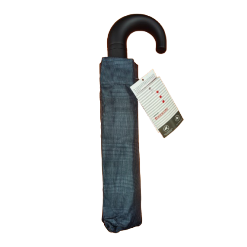 Ομπρέλα Βροχής Mini Μπαστούνι Balzarotti Αυτόματη Μικρά καρό Γκρί Μπλέ