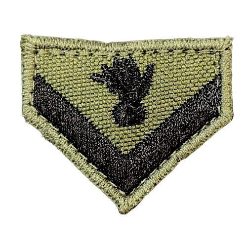 βαθμοί πέτου ΕΜΘ ΕΠΟΠ Υπαξιωματικών χαμηλής ορατότητας με Velcro