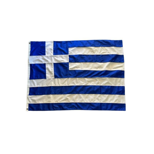 Σημαία της Ελλάδας από Καραβόπανο ραμμένη στο χέρι 150x100cm