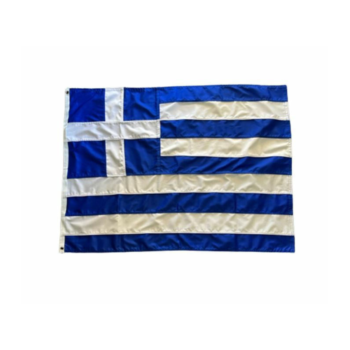 Σημαία της Ελλάδας  από Καραβόπανο ραμμένη στο χέρι 200x120cm