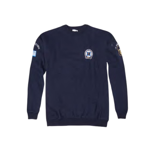 Μπλούζα Φούτερ Σωφρονιστικής Υπηρεσίας Υπουργείου Δικαιοσύνης με Λάστιχο Μπλε