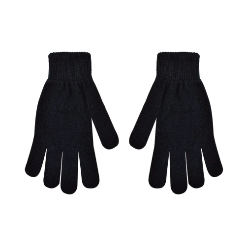 Ανδρικά γάντια Ελαστικά  πλεκτά Stamion - Μάυρο