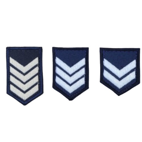 Σήματα Βαθμοί Πέτου Αστυνομίας Υπαξιωματικών Έγχρωμο μη Ανακριτικός  με Velcro