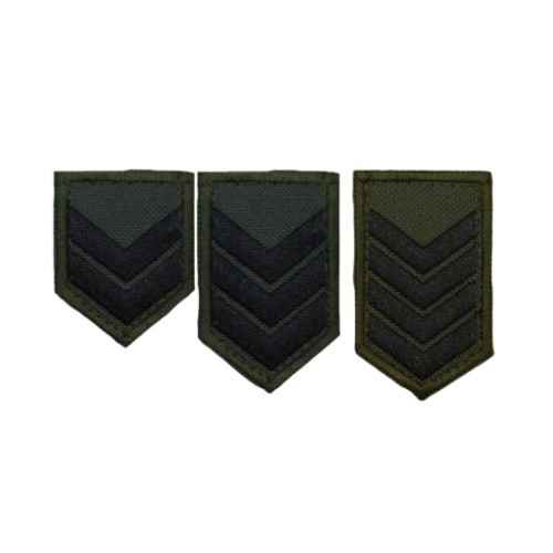 Σήματα Βαθμοί Πέτου Αστυνομίας Υπαξιωματικών Χαμηλής οράσεως μη Ανακριτικός  με Velcro