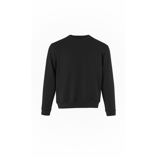 Μπλούζα φούτερ 280 Gsm Λάστιχο στη μέση και στα μανίκια Hiver Axon Μαύρο