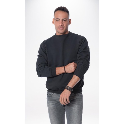 Μπλούζα φούτερ 280 Gsm Λάστιχο στη μέση και στα μανίκια Hiver Axon Ρουά