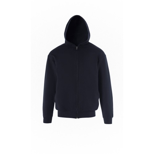 Ζακέτα φούτερ 280 Gsm με δύο τσέπες πλαϊνές Winter Axon Μπλε