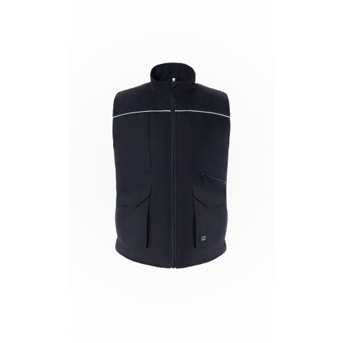 Γιλέκο εργασίας Αντιανεμικό για πολλαπλές χρήσεις Annecy Μαύρο