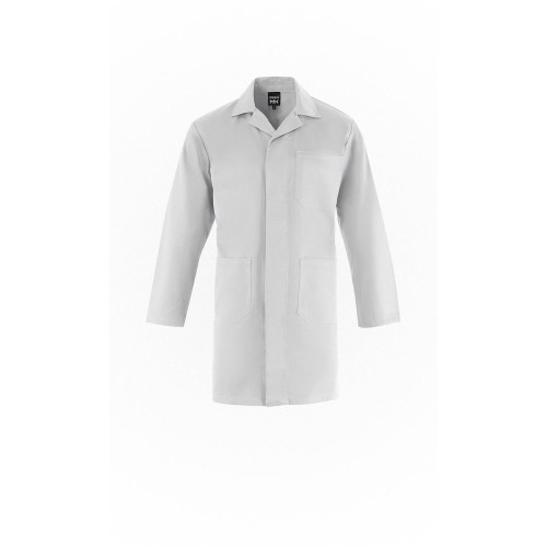 Ρόμπα εργασίας που κλείνει μπροστά με τρουκ Classic Robe Axon Λευκό