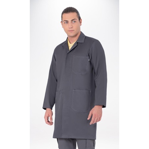 Ρόμπα εργασίας που κλείνει μπροστά με τρουκ Classic Robe Axon Μπλε