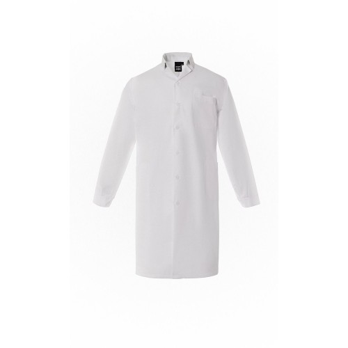 Ανδρική Ιατρική ρόμπα που κλείνει μπροστά με κουμπιά Medical Λευκό