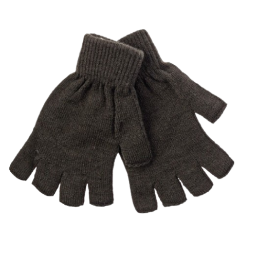 Ανδρικά γάντια Ελαστικά πλεκτά με Κομμένα Δάχτυλα A&K Χακί