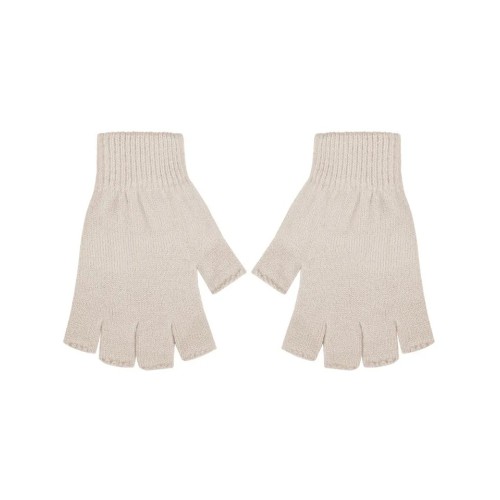 Γυναικεία γάντια Ελαστικά πλεκτά με Κομμένα Δάχτυλα Stamion Εκρού