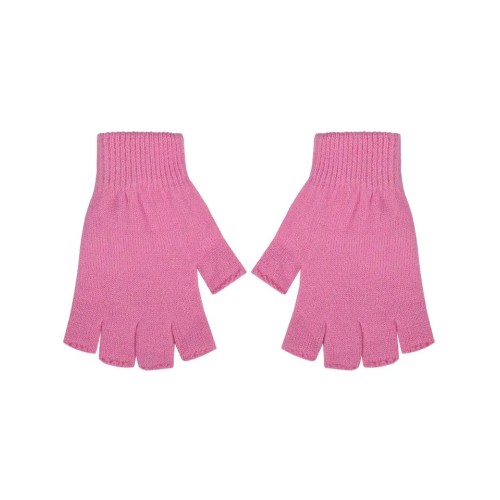 Γυναικεία γάντια Ελαστικά πλεκτά με Κομμένα Δάχτυλα Stamion Ρόζ