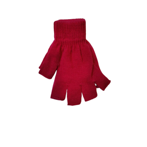 Γυναικεία γάντια Ελαστικά πλεκτά με Κομμένα Δάχτυλα Stamion Φούξια